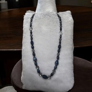 Charter House Chic blue beaded necklace